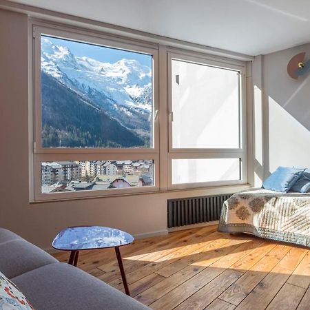 Modern Studio With Mont Blanc View And Pool Chamonix Exterior photo